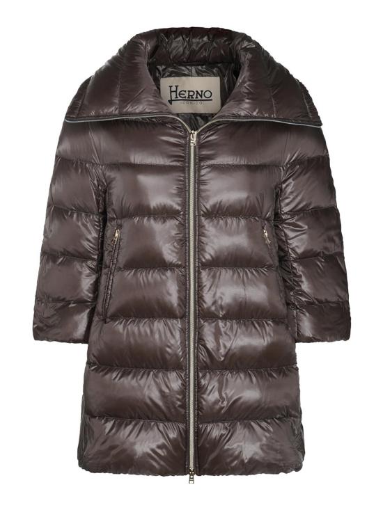25FW 에르노 클레오페 A-쉐입 다운 코트 PI0001DIC12017Z9480 Dark Grey