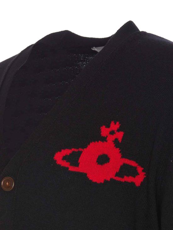  비비안웨스트우드 가디건 27010014Y002MN401 Black - VIVIENNE WESTWOOD