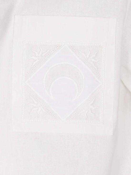  마린세르 셔츠 USI016AWH10 White - MARINE SERRE