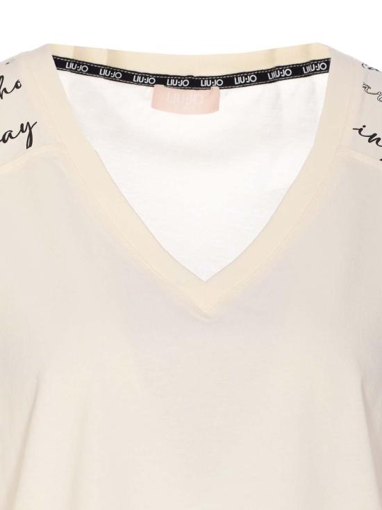 25SS 리우조 반팔 티셔츠 TA5177J590410105 White - LIU JO