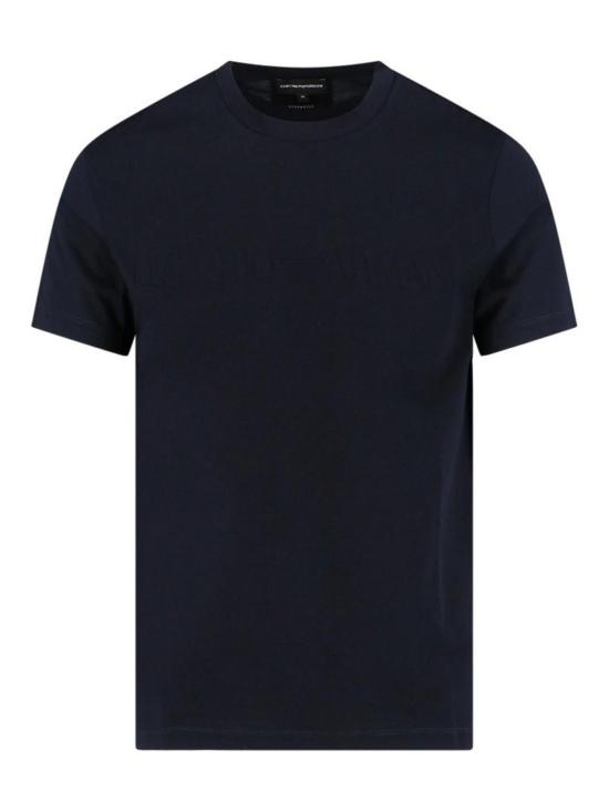 25FW 엠포리오 아르마니 반팔 티셔츠 8N1TD21JGYZ0974 Blue