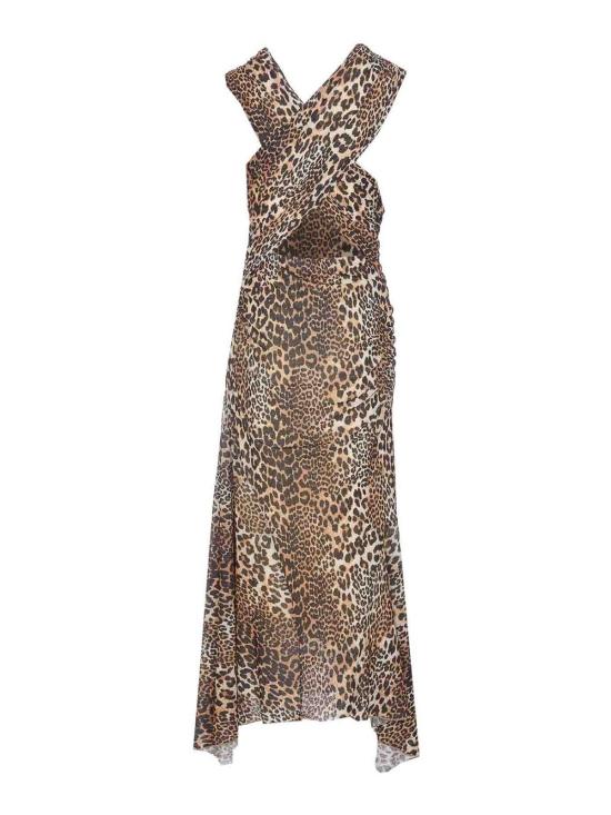  가니 미디 스커트 T4133943 Beige - GANNI