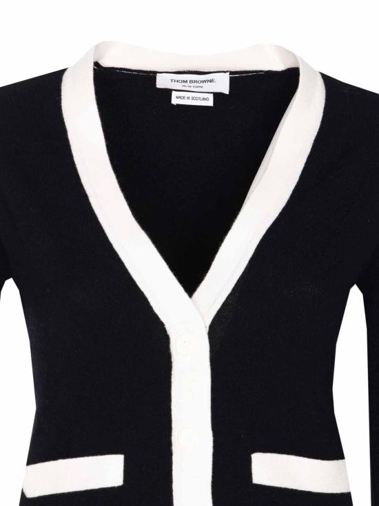  톰브라운 가디건 FKC581AY2001001 Black - THOM BROWNE
