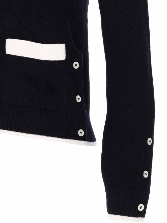  톰브라운 가디건 FKC581AY2001001 Black - THOM BROWNE