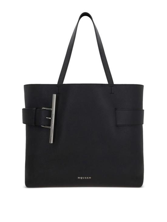 25SS 알렉산더 맥퀸 토트백 8135321VDDM1000 Black