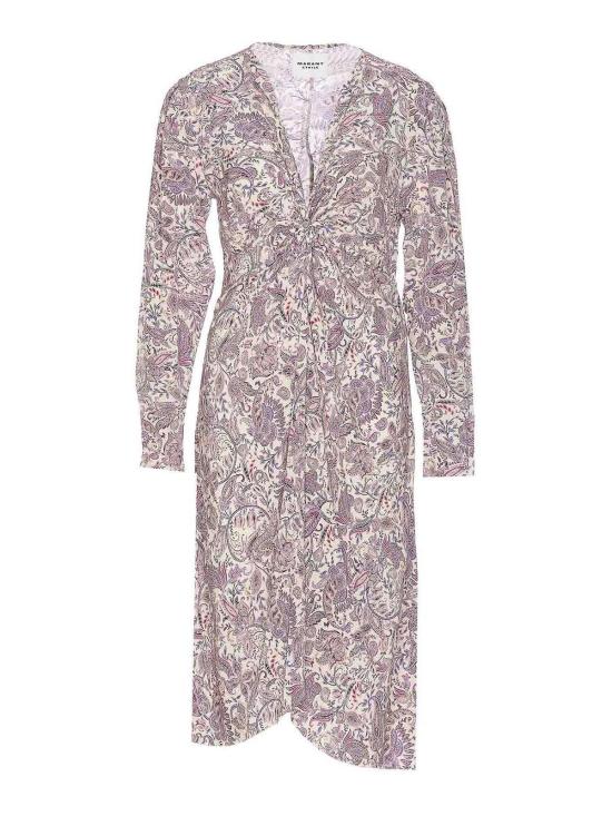  이자벨마랑에뚜왈 미디 스커트 RO0726FAC1J02EECPE Purple