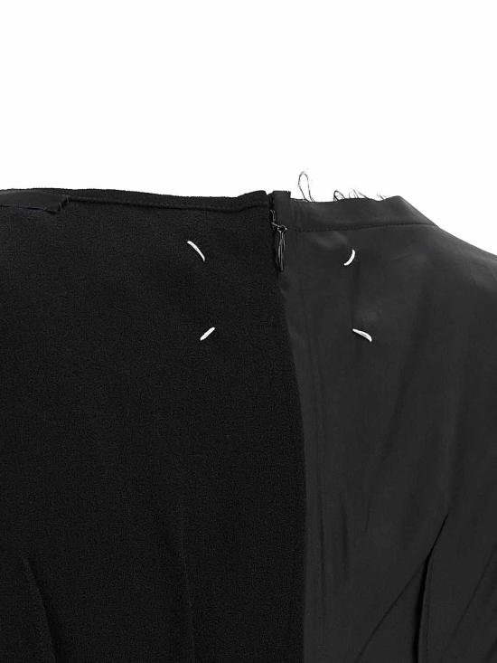 25FW 마르지엘라 미디 스커트 S51DD0042MTN092900 Black - MAISON MARGIELA