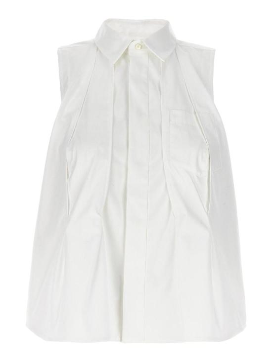 24FW 사카이 블라우스 2407094151 White