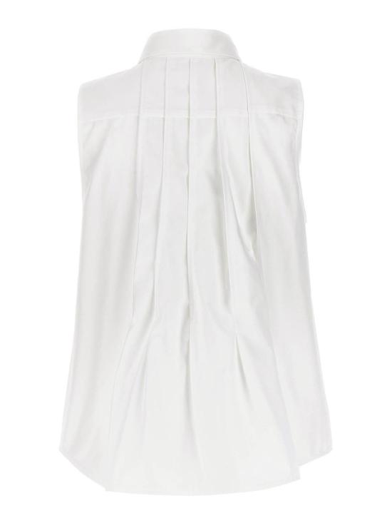 24FW 사카이 블라우스 2407094151 White - SACAI