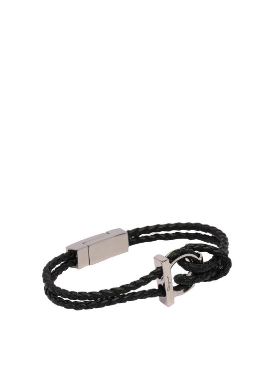 26FW 살바토레 페라가모 브레이슬릿 712422770141 BLACK - SALVATORE FERRAGAMO