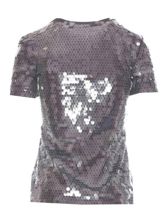  스포트막스 반팔 티셔츠 2512941062600KIBBUTZ005 Silver - SPORTMAX