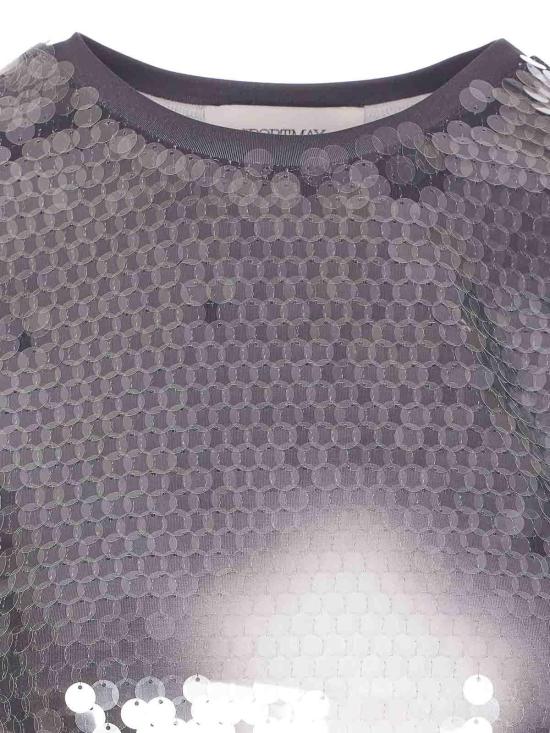  스포트막스 반팔 티셔츠 2512941062600KIBBUTZ005 Silver - SPORTMAX