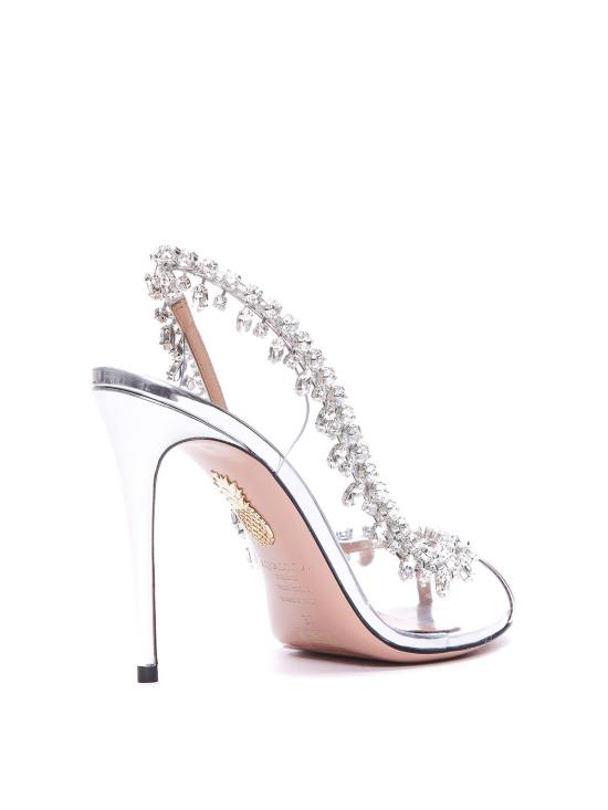 26SS 아쿠아주라 템테이션 크리스털 힐/펌프스 TEMHIGSCSPPCCC Silver - AQUAZZURA