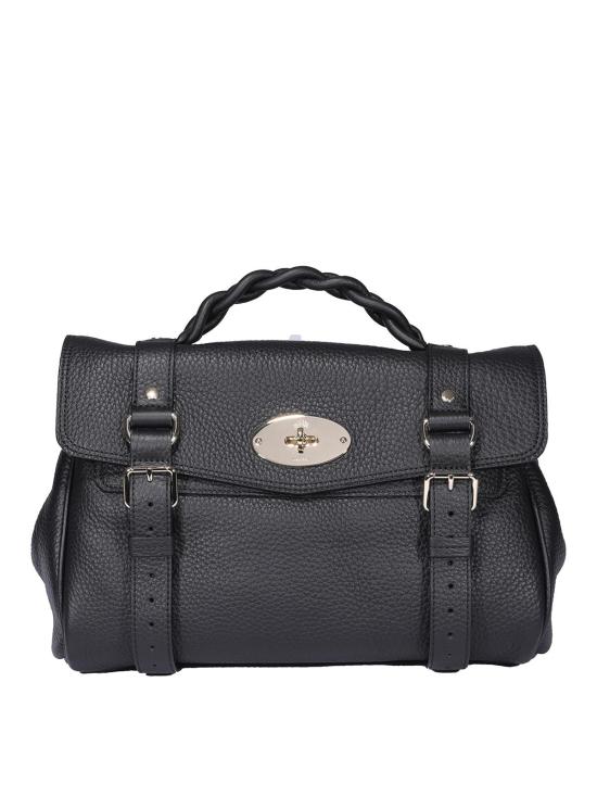 26SS 멀버리 알렉사 가죽 사첼백 HH6746736A100 Black