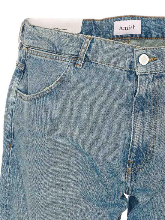  아미시 스트레이트 팬츠 AMU010D593A008C0999 Blue - AMISH