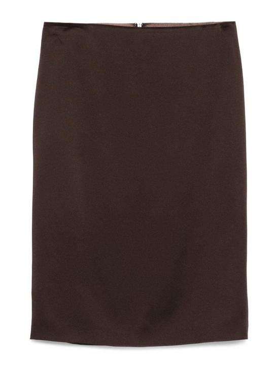 25FW 톰포드 미디 스커트 GC5818FAX1524KB870 Dark Brown