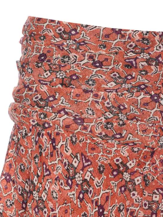  이자벨마랑에뚜왈 미디 스커트 JU0378FAC3J01E11RU Brown - ISABEL MARANT ETOILE