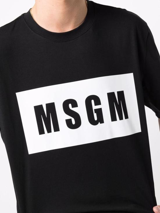  엠에스지엠 반팔 티셔츠 2000MM52020000299 Black - MSGM