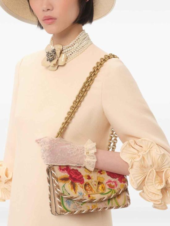  발렌티노 가라바니 숏 원피스 BVADX01CFET5 Beige - VALENTINO GARAVANI