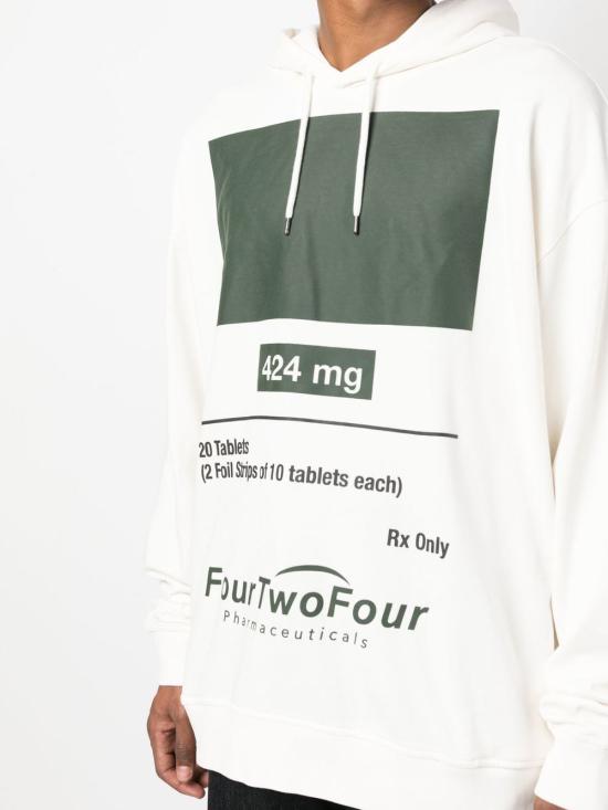  424 후드 티셔츠 33424M36 22655402 White - 424