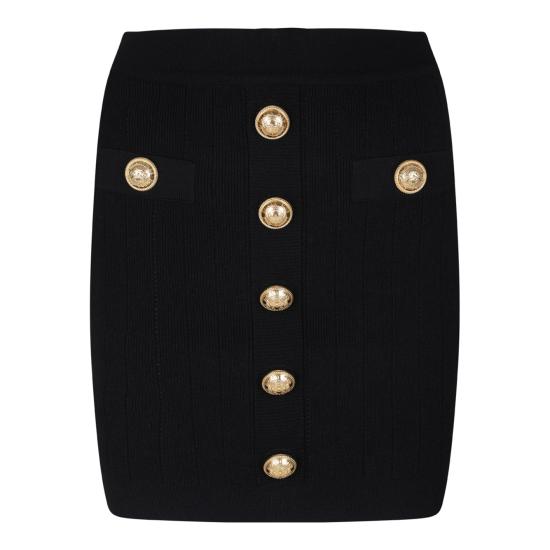  발망 숏 스커트 EF1LB290KB070PA BLACK