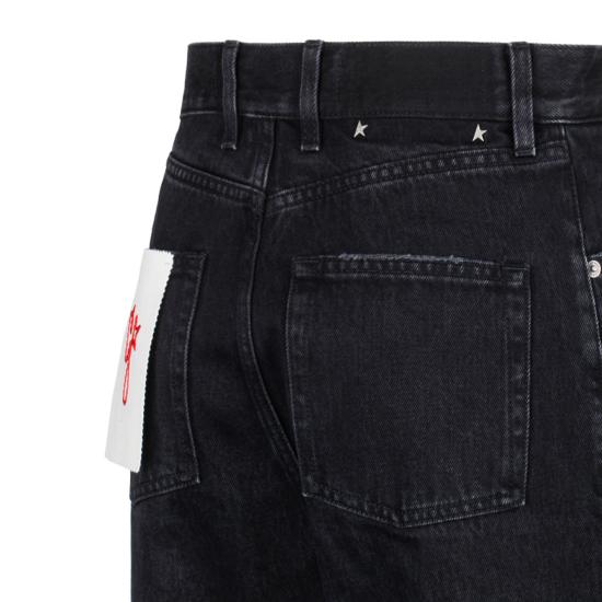  골든구스 스트레이트 팬츠 GWP00844P00062590100BLACK - GOLDEN GOOSE