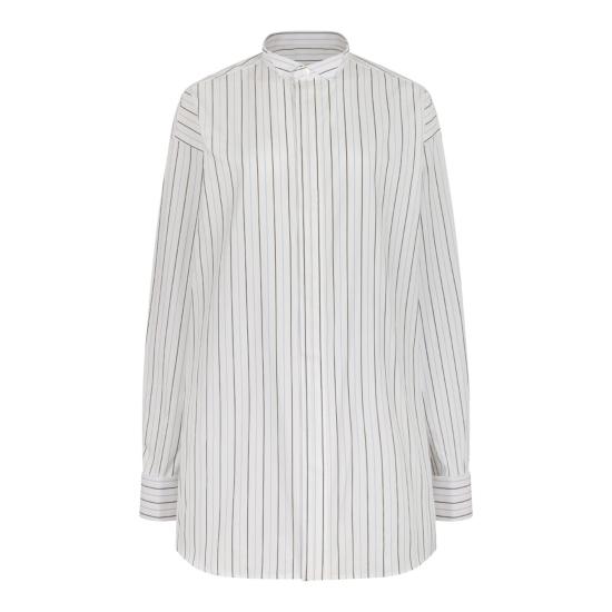 25SS 아미 셔츠 FSH181CO01091892 OFF WHITE BLUE NOTE NAVY