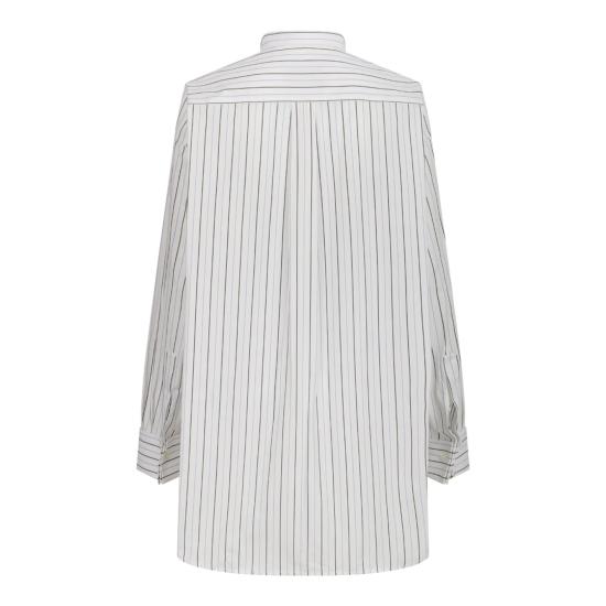 25SS 아미 셔츠 FSH181CO01091892 OFF WHITE BLUE NOTE NAVY - AMI