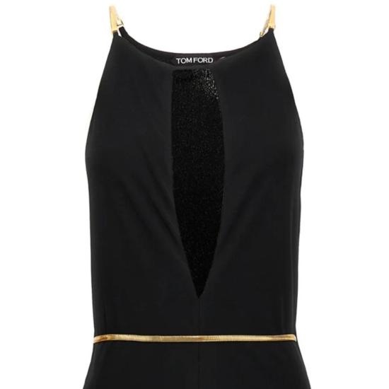  톰포드 미디 원피스 ABJ832JEX072LB999 BLACK - TOMFORD