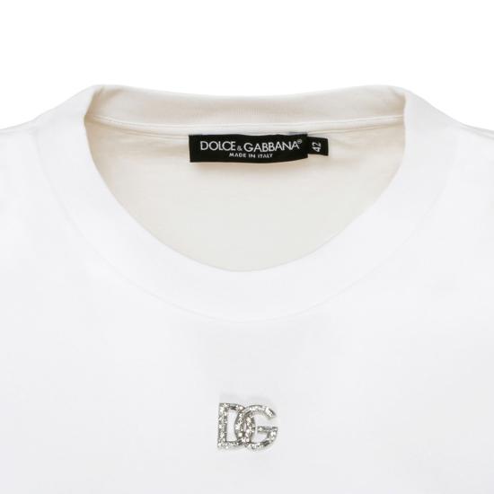  돌체앤가바나 반팔 티셔츠 F8U08ZG7B3UW0800 WHITE - DOLCE & GABBANA