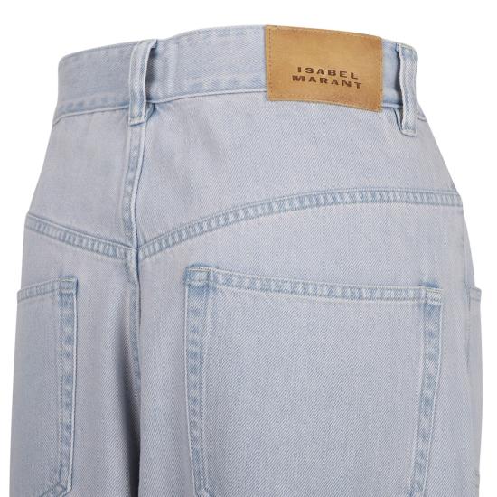 25SS 이자벨마랑에뚜왈 스트레이트 팬츠 PA0502FAC1H05E30LU BLUE - ISABEL MARANT ETOILE