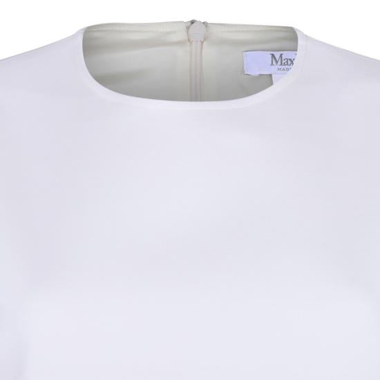 25SS 막스마라 미디 원피스 2511221081600FIUGGI508001 WHITE - MAX MARA