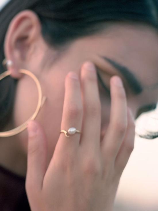 25FW 마리아 블랙 반지 500383YG GOLD Golden - MARIA BLACK