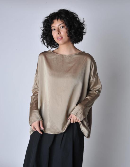  앨범 디 파밀리아 긴팔 티셔츠 앨범 Di Famiglia Marron Glace