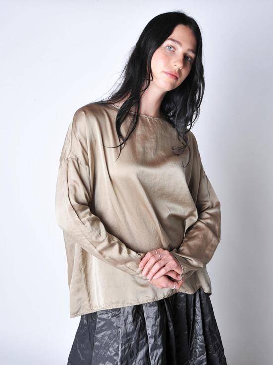  앨범 디 파밀리아 긴팔 티셔츠 앨범 Di Famiglia Marron Glace - ALBUM DI FAMIGLIA