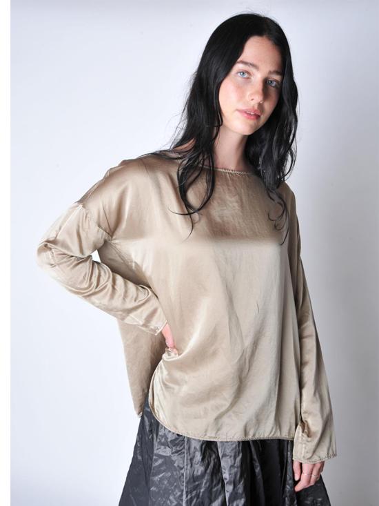  앨범 디 파밀리아 긴팔 티셔츠 앨범 Di Famiglia Marron Glace - ALBUM DI FAMIGLIA