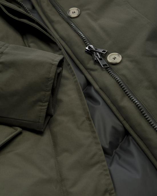 25FW 울리치 롱패딩 CFWWOU0538FRUT0001DAG2T DARK GREEN TWO TONES - WOOLRICH