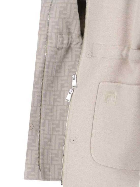 25FW 펜디 코트 FJ7587 A5HDF1MYZ GREY - FENDI