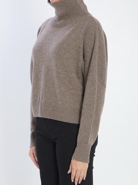 25FW 루루 드 세종 터틀넥 6180699 LUKE TAUPE BROWN - LOULOU DE SAISON