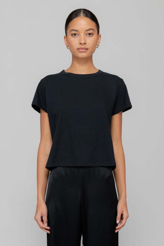  리셋 반팔 티셔츠 레셋 더 마고 티 화이트/블랙/헤더 그레이 - LESET