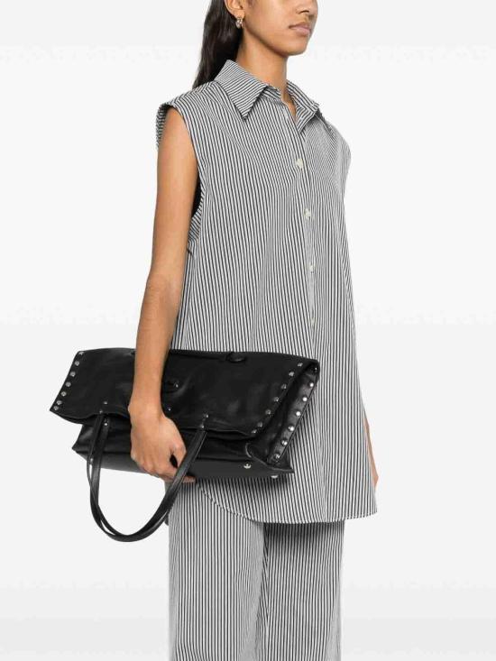 26SS 자넬라토 크로스백 068790MSAETAZ0001 Black - ZANELLATO