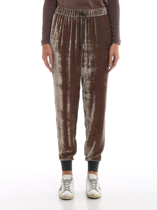  파비아나 필리피 트레이닝/조거 팬츠 PAD129W895A4311208 Taupe - FABIANA FILIPPI