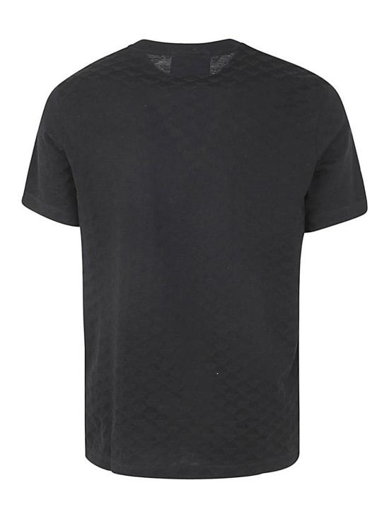 25FW 엠포리오 아르마니 반팔 티셔츠 8N1TL71JHWZ0999 Black - EMPORIO ARMANI