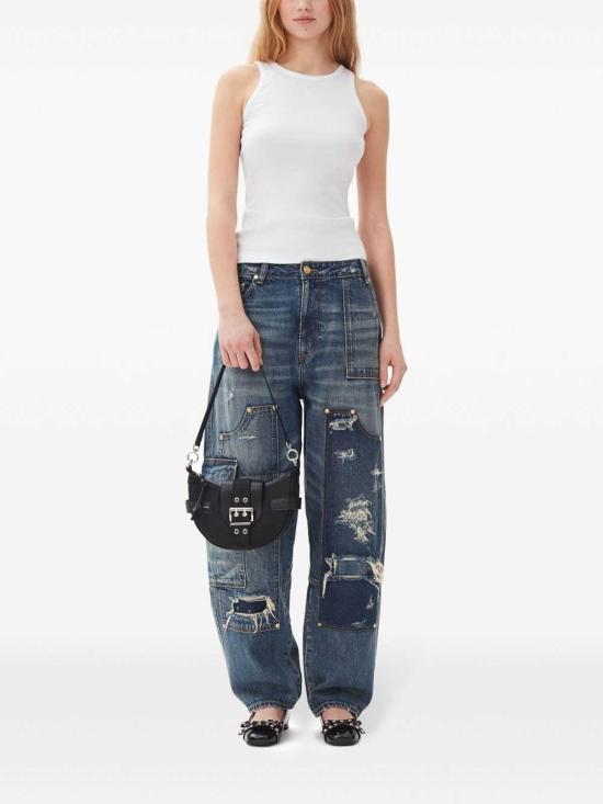  가니 숄더백 A6134099 Black - GANNI