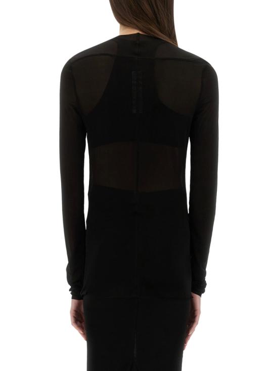 25SS 릭 오웬스 반팔 티셔츠 RO01E7265 BZ09 BLACK - RICK OWENS