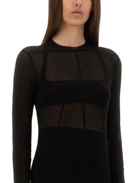 25SS 릭 오웬스 반팔 티셔츠 RO01E7265 BZ09 BLACK - RICK OWENS