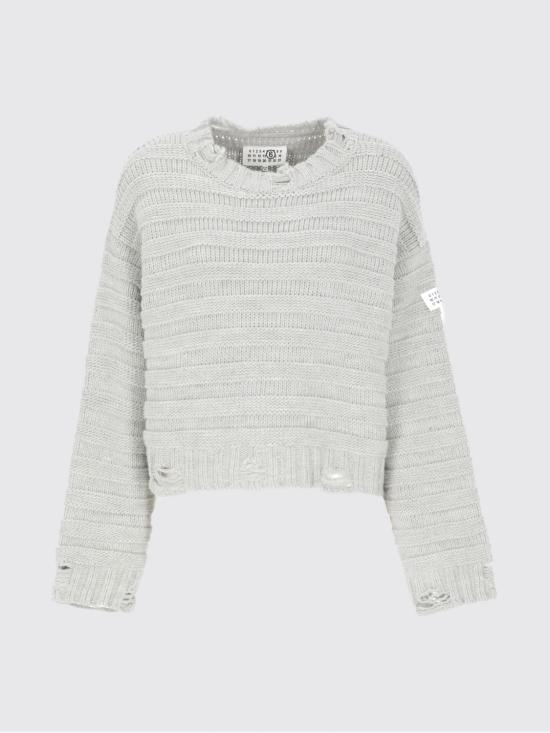 25FW MM6 메종마르지엘라 스웨터 S52HL0031M13040 857M Grey - MM6 MAISON MARGIELA