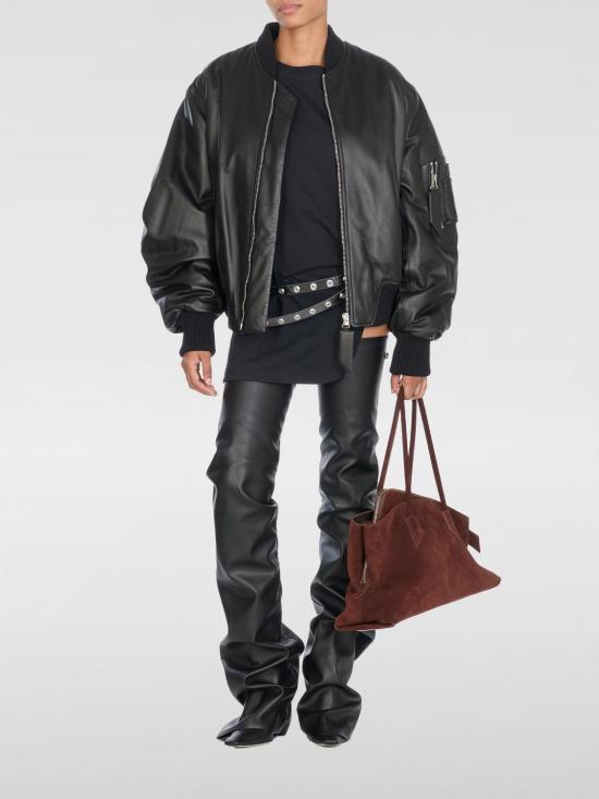 26SS 디 아티코 라 파세지아타 미디엄 탑 핸들 백 250WAH00054LBT007AA 850 Brown - THE ATTICO