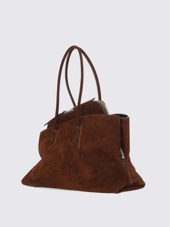 26SS 디 아티코 라 파세지아타 미디엄 탑 핸들 백 250WAH00054LBT007AA 850 Brown - THE ATTICO