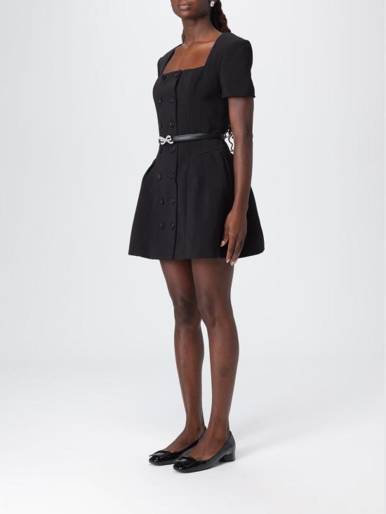 25FW 셀프 포트레이트 롱 원피스 AW25082SB Black - SELF PORTRAIT